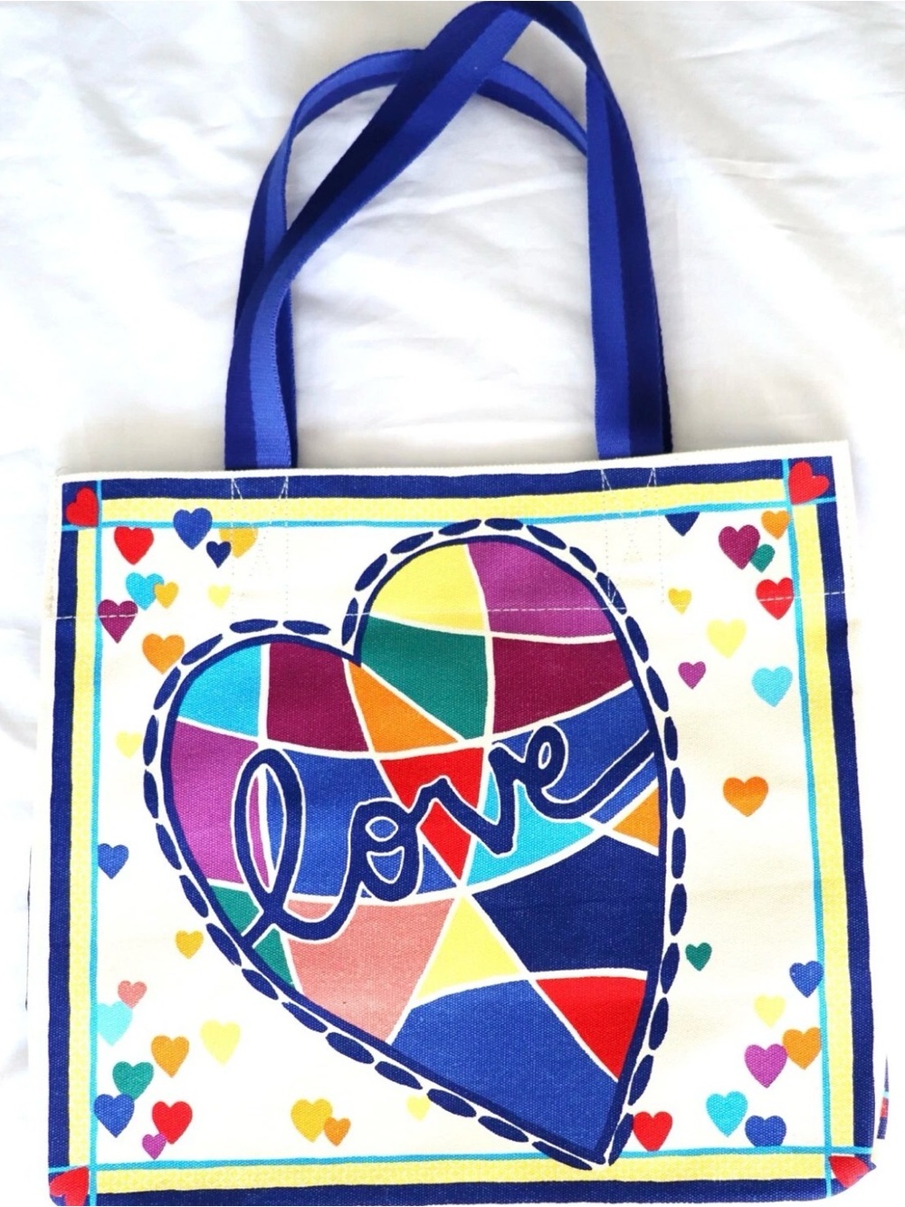 Brighton Cherished Love Large Tote Canvas Brand New With Tag